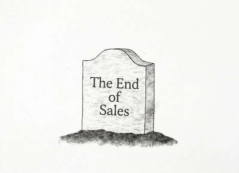 Cover for The End of Sales